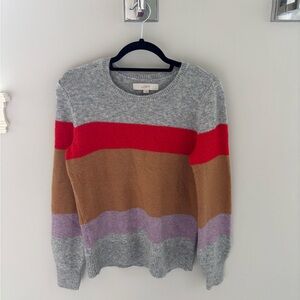 Loft color block sweater